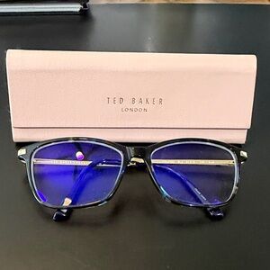 Ted Baker Blue Glasses with Pink Case